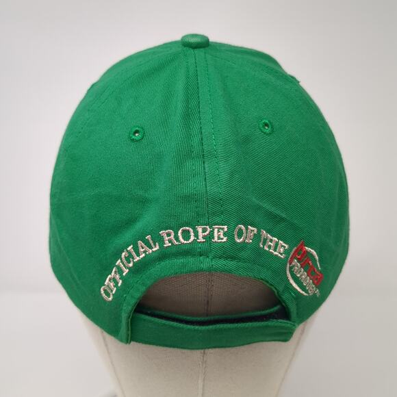Cactus Ropes Strapback Hat Green One Size Solid Adjustable Embroidered - Picture 6 of 8